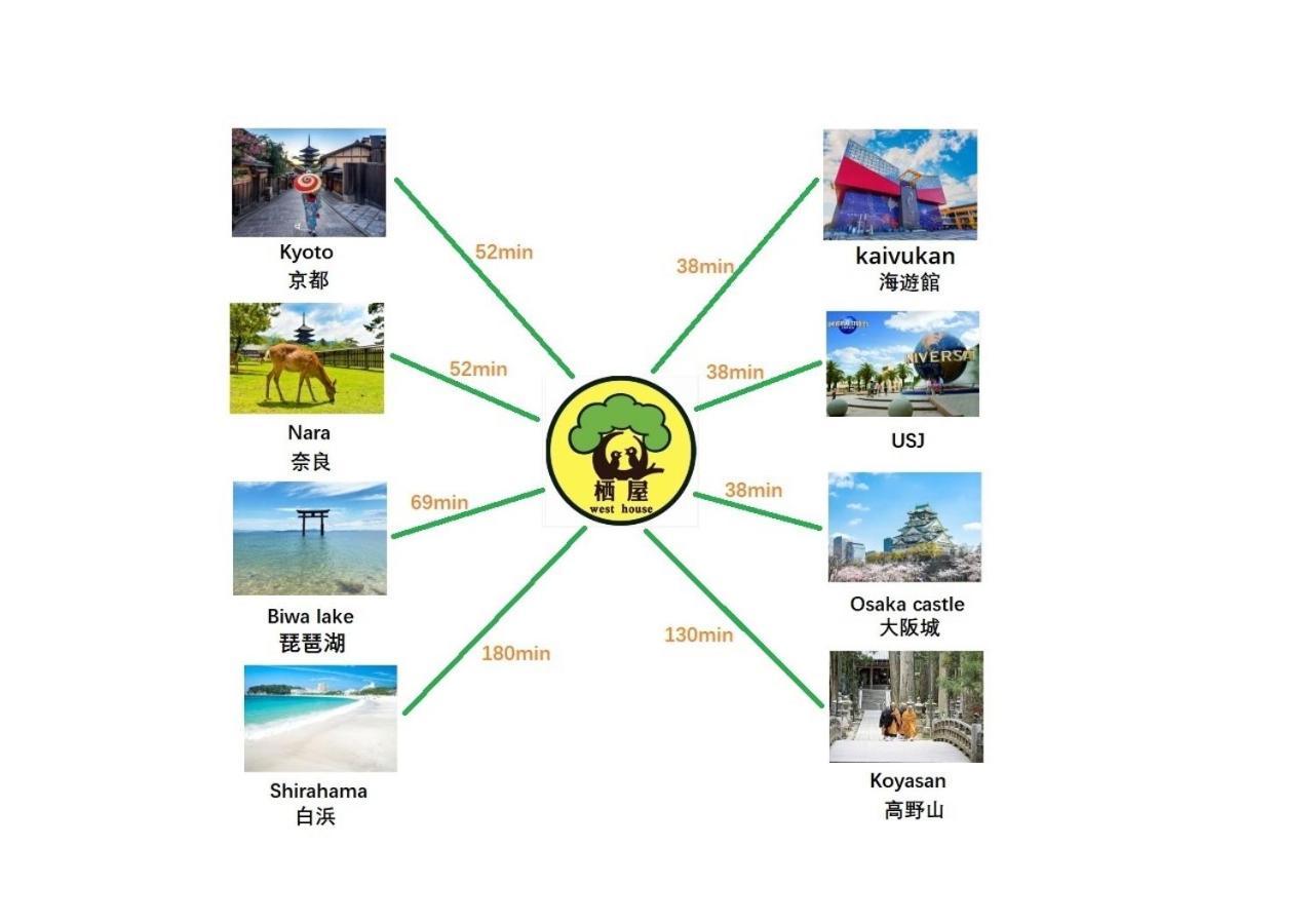 Westhouse A 天下茶屋店 Villa Oszaka Kültér fotó
